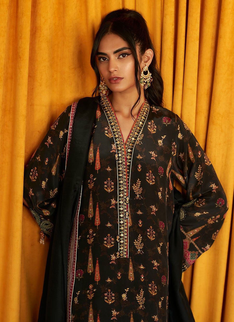 Gina Shirt And Dupatta