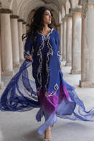Midnight Ombre Silk With Pants