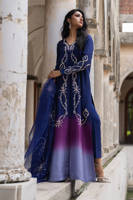 Midnight Ombre Silk With Pants