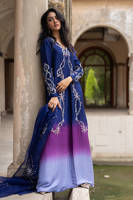 Midnight Ombre Silk With Pants