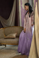 Lilac Ombre Silk With Pants