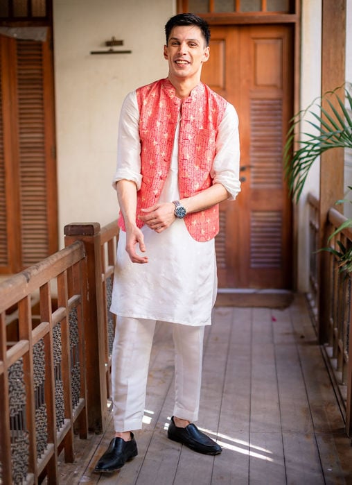 Blanco Silk Kurta