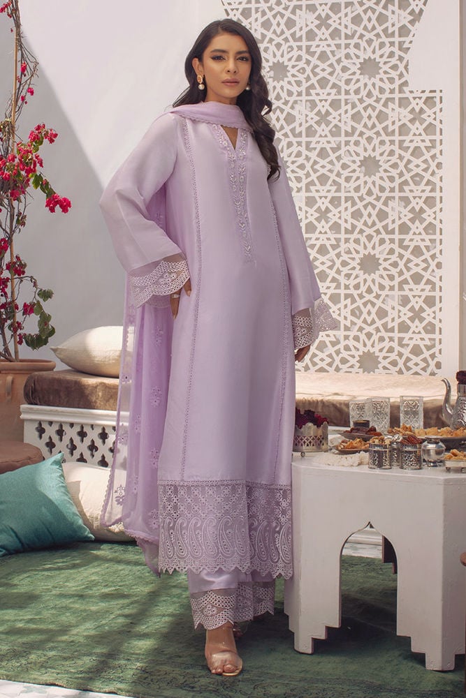 Whimsical Lavender Shirt and Dupatta