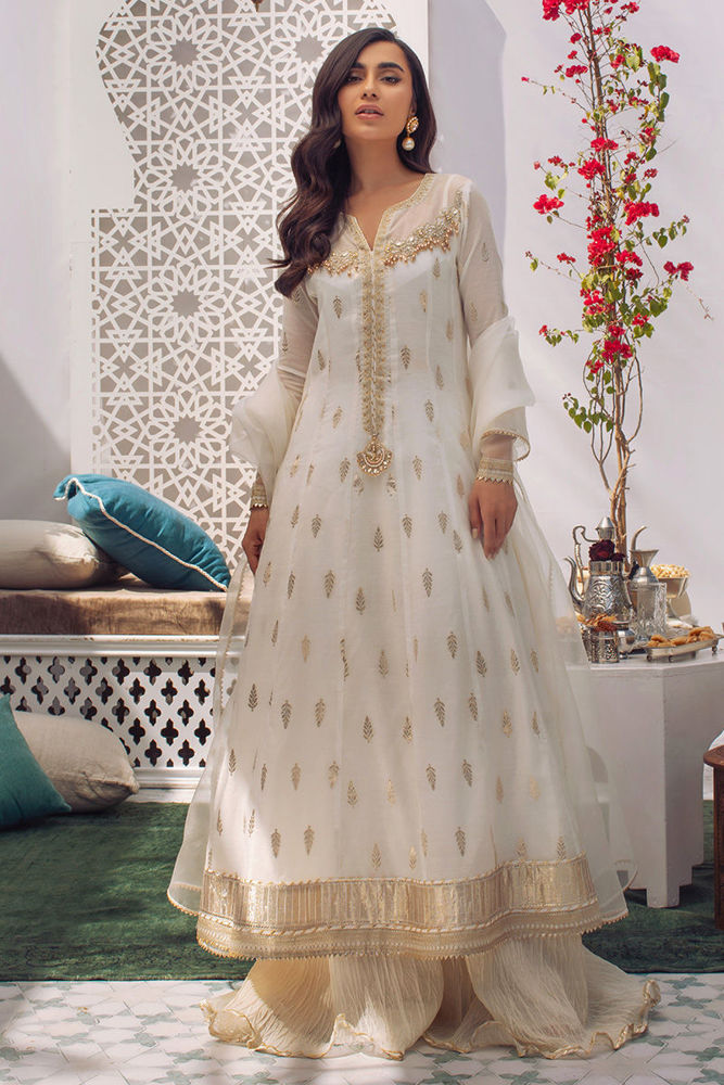 Organza Oasis Shirt and Dupatta