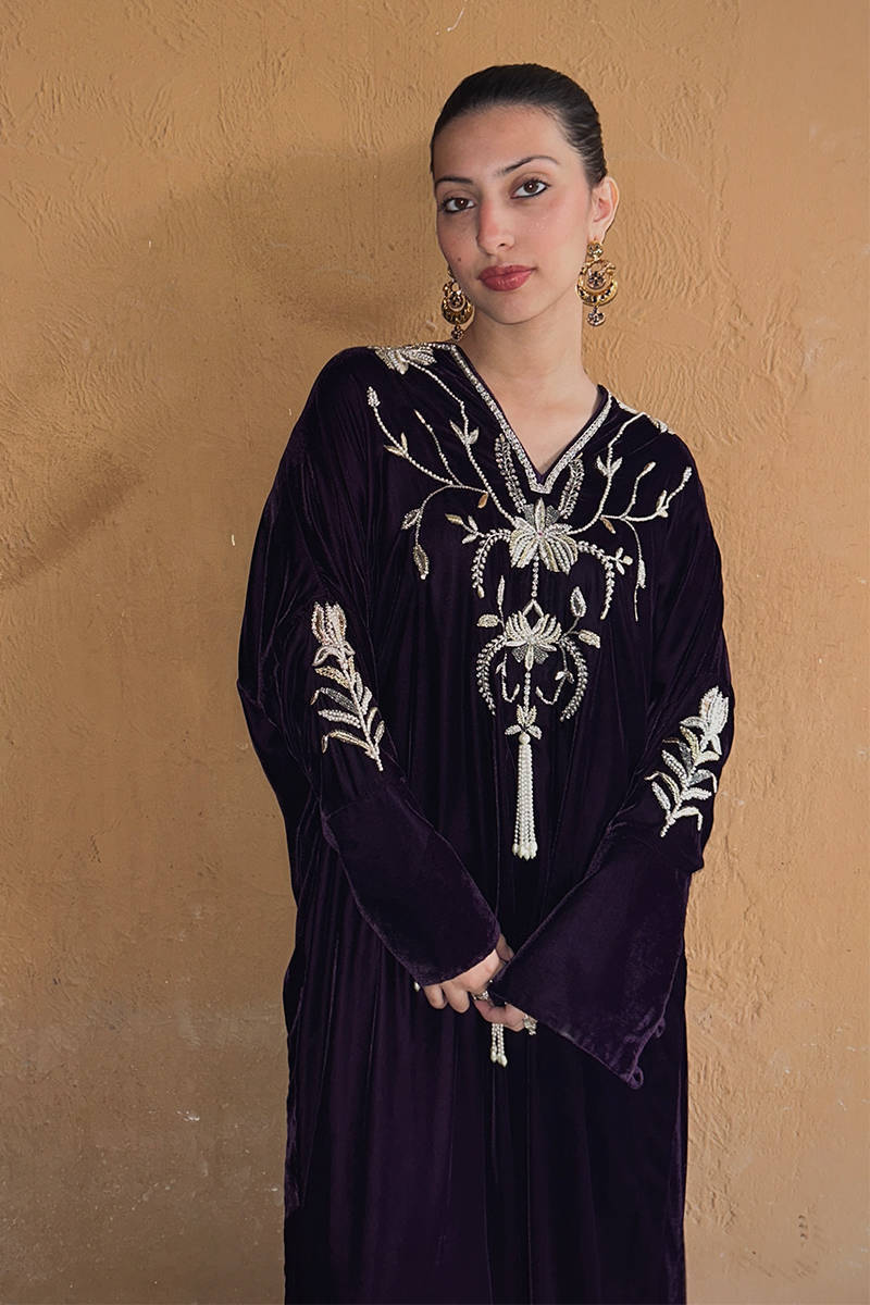 Deep Sea Kaftan (Purple)