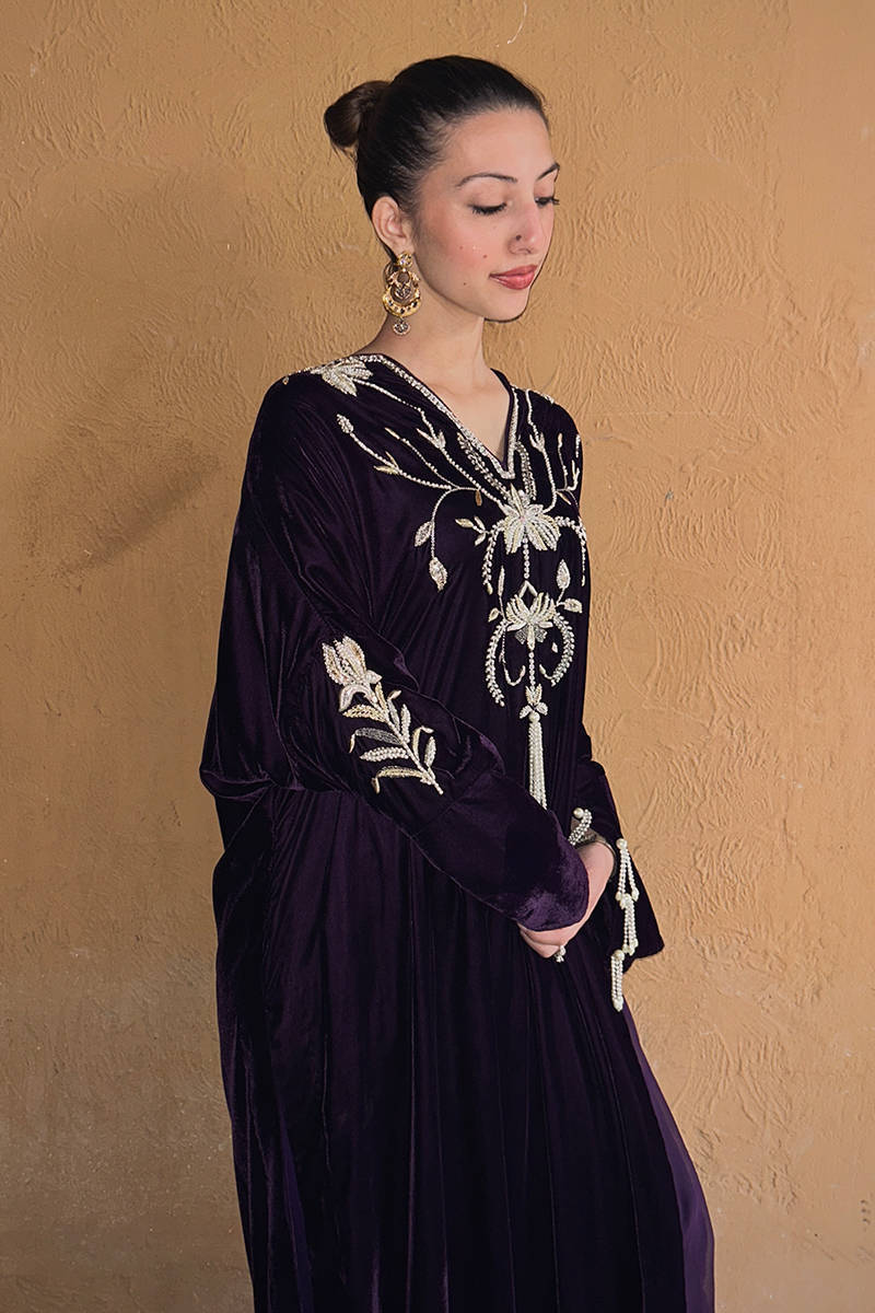 Deep Sea Kaftan (Purple)