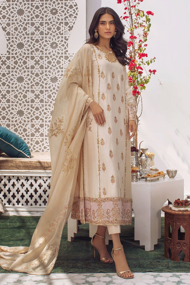 Block Print Fusion Shirt and Dupatta