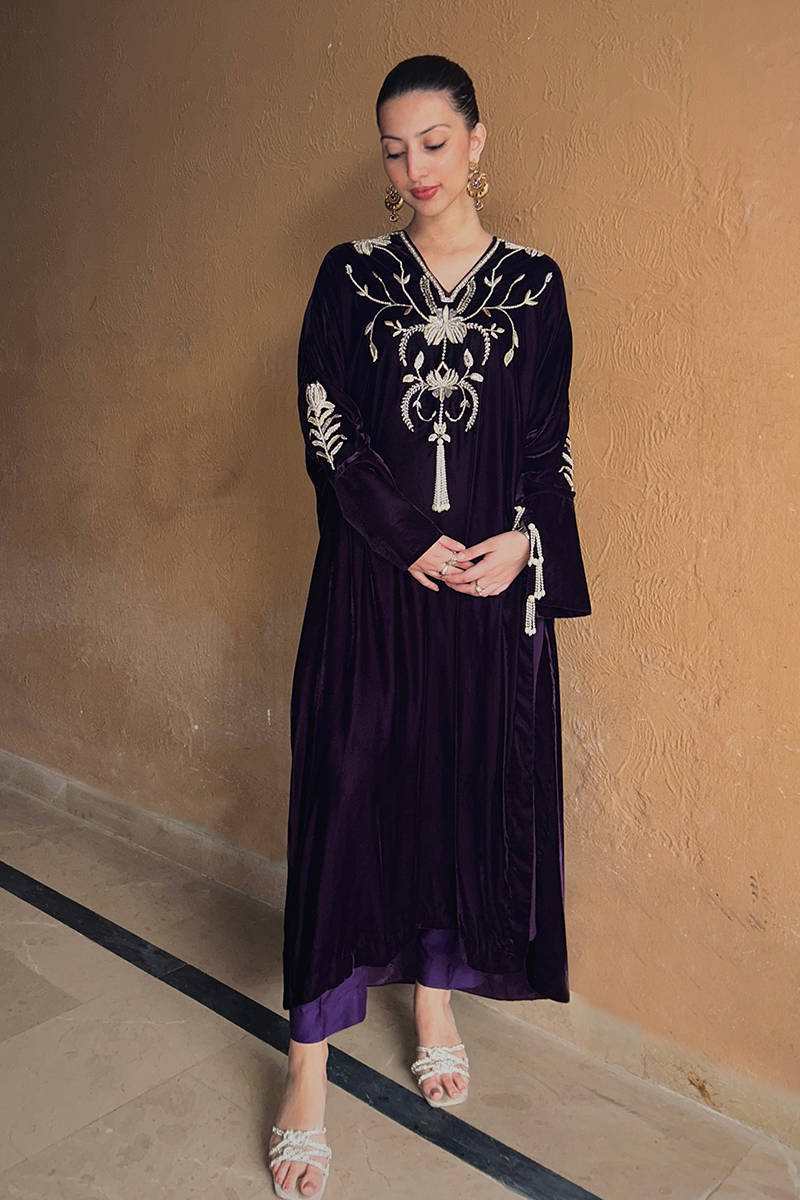 Deep Sea Kaftan (Purple)