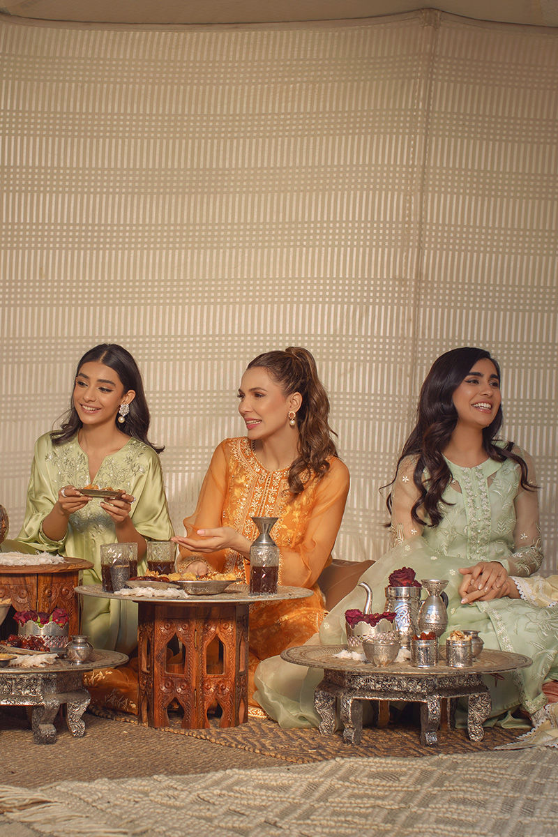 Orange Blossom Shirt and Dupatta