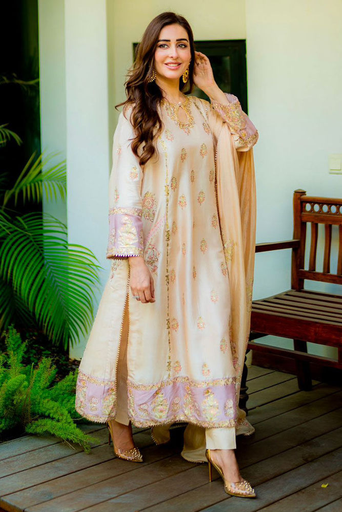 Block Print Fusion with Modern Styling | Ansab Jahangir