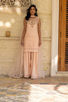 Peach Bloom With Shalwar