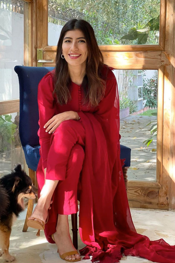 Amelia with Fine Embroidery | Ansab Jahangir