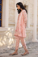Pink Rose With Shalwar