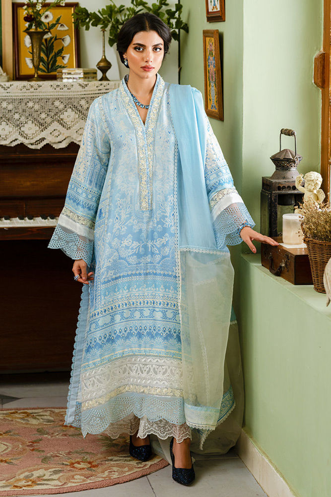 Azure Blooms with Timeless Appeal | Ansab Jahangir