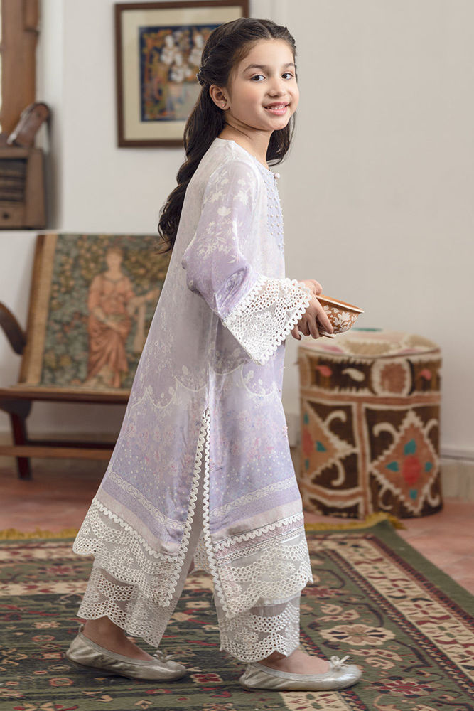 DC-0454 GREY EMBROIDERED KURTA