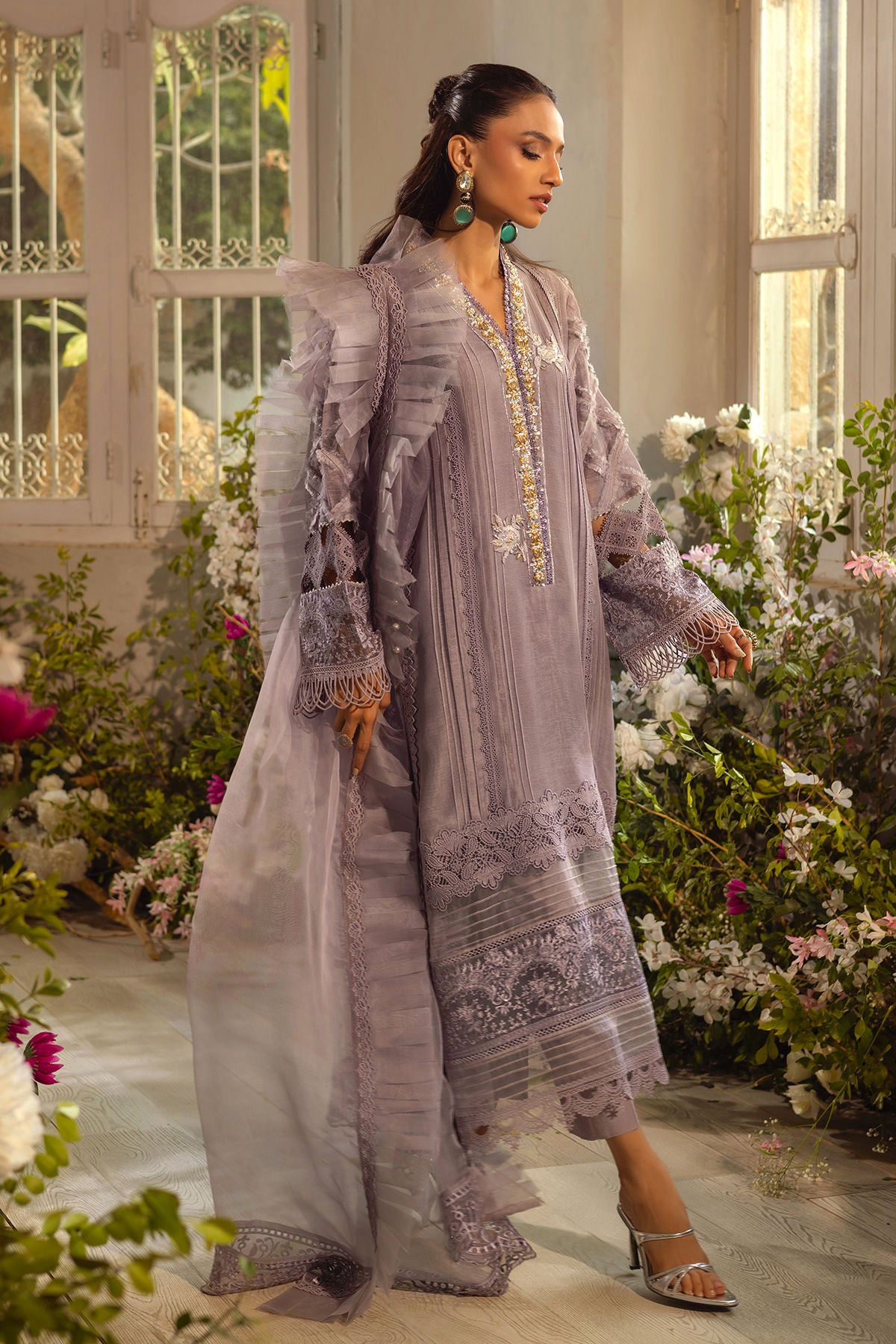 Roha Lilac - Shirt and Pants