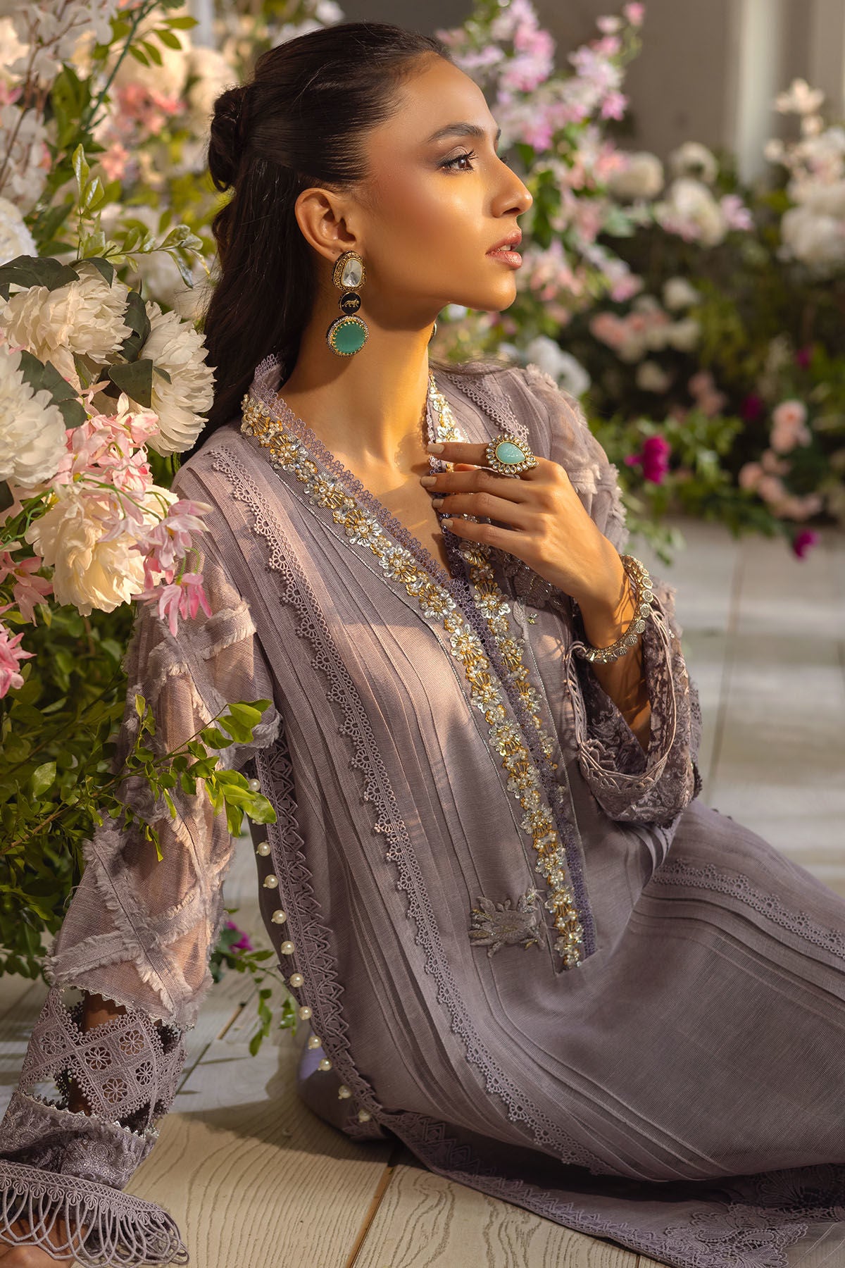 Roha Lilac - Shirt and Pants
