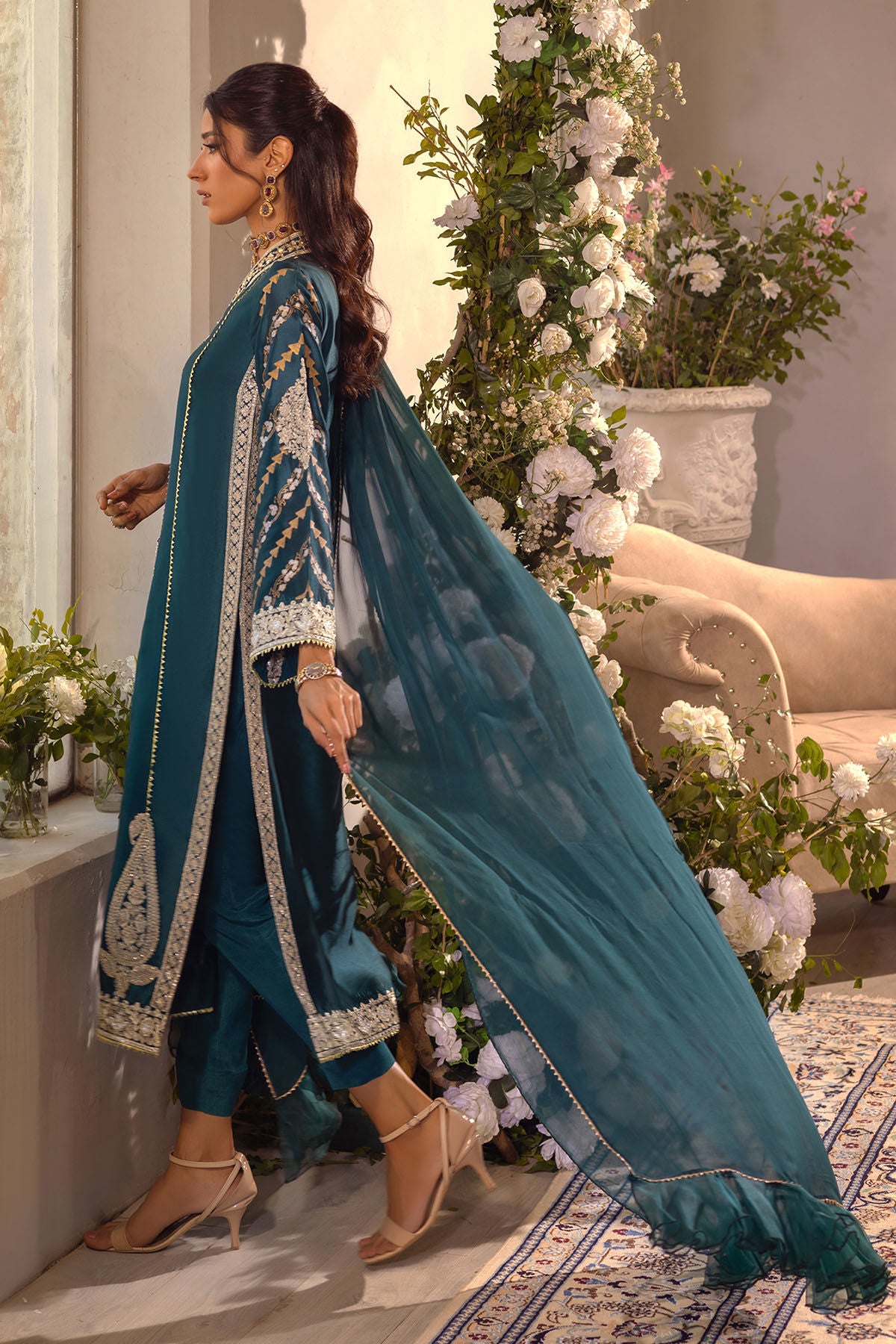 Visaal Emerald - Shirt and Dupatta