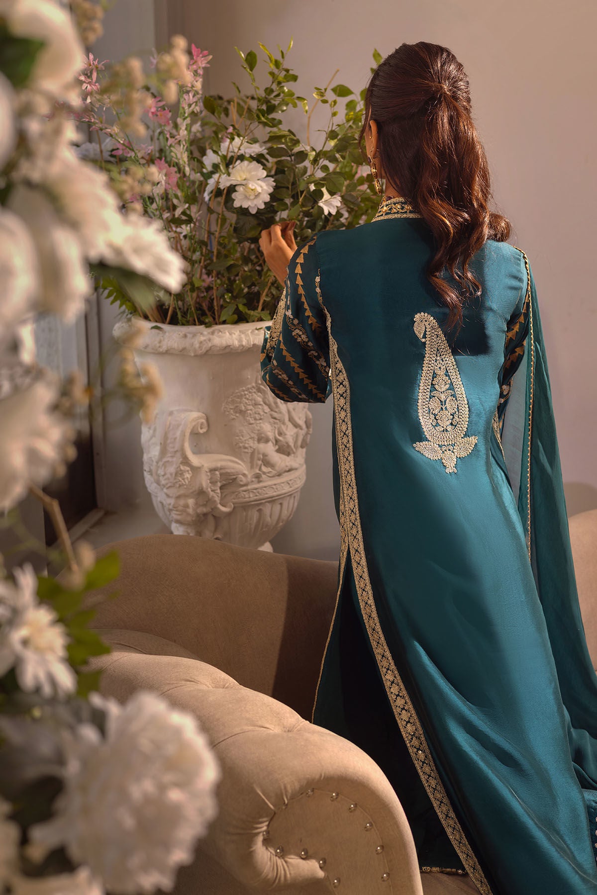 Visaal Emerald - Shirt and Dupatta