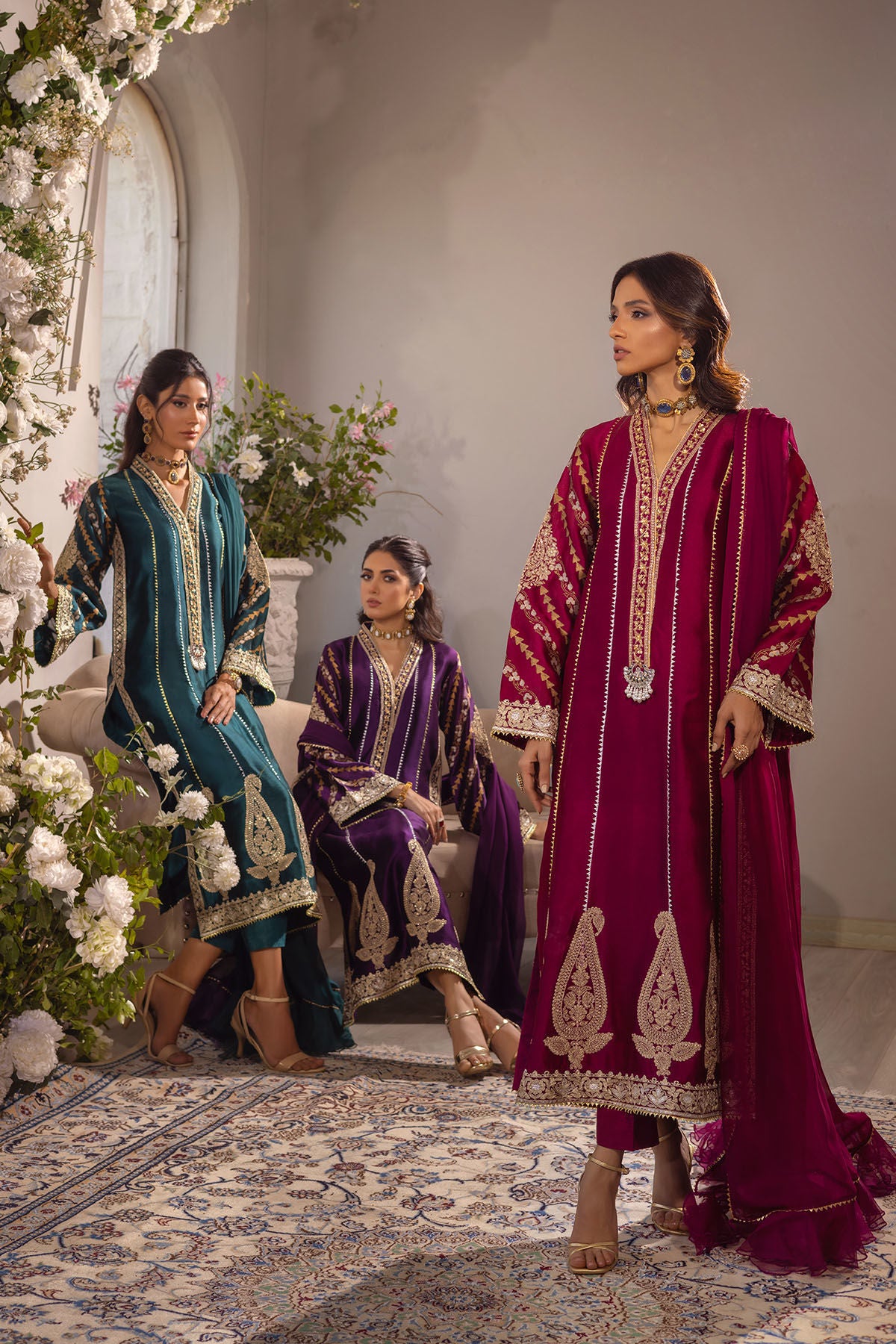 Visaal Emerald - Shirt and Dupatta