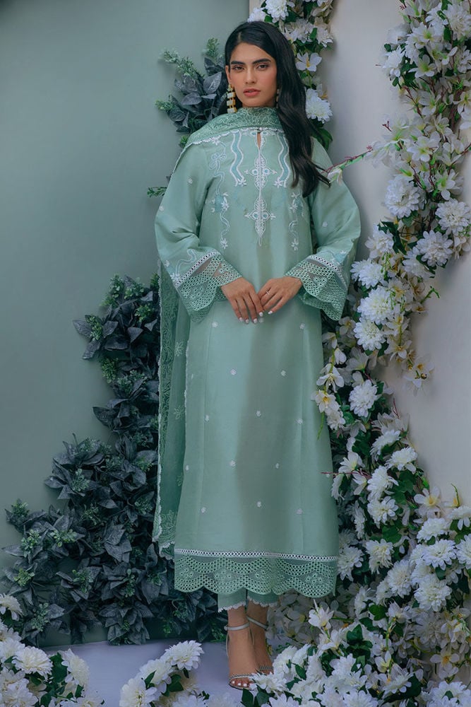 Serene Sage Shirt and Dupatta