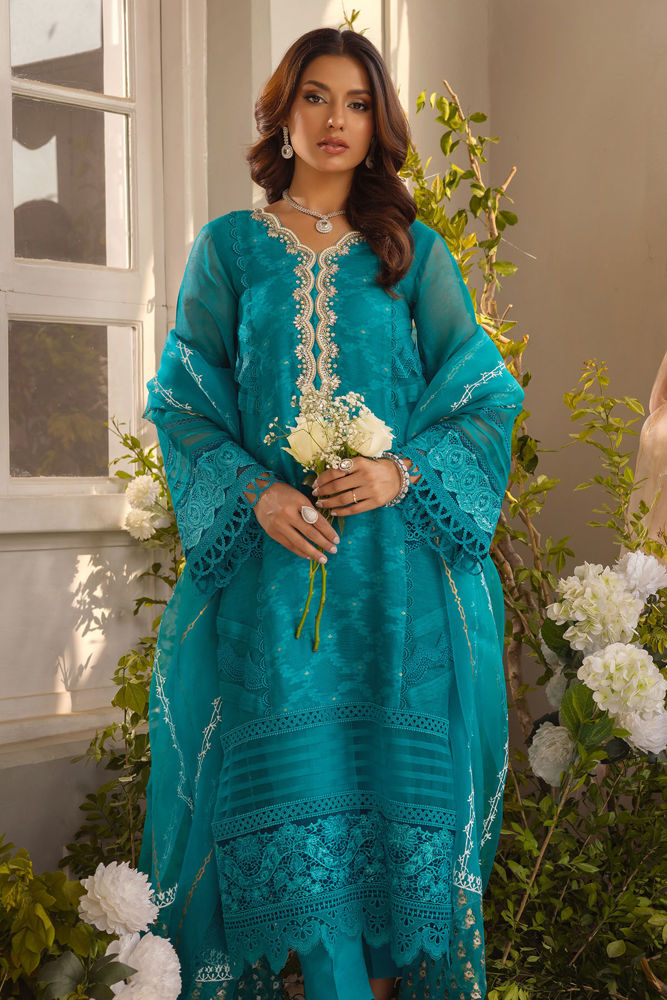 Runa ocean blue - shirt and pants