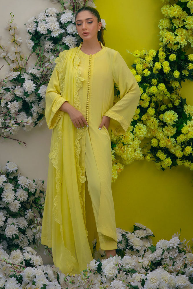 Sunny Citrus Shirt and Dupatta