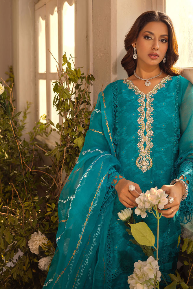 Runa ocean blue - shirt and pants