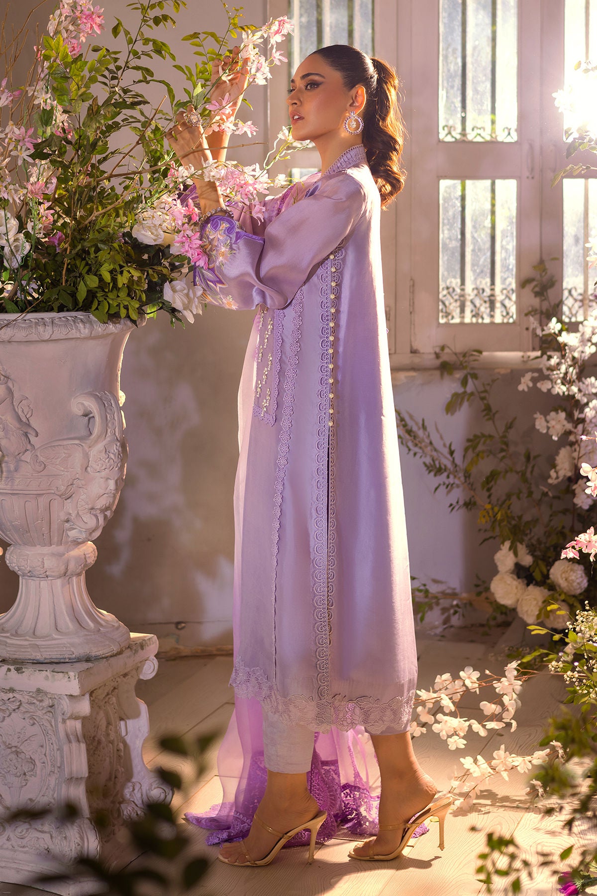 Mamia lilac - shirt and pants