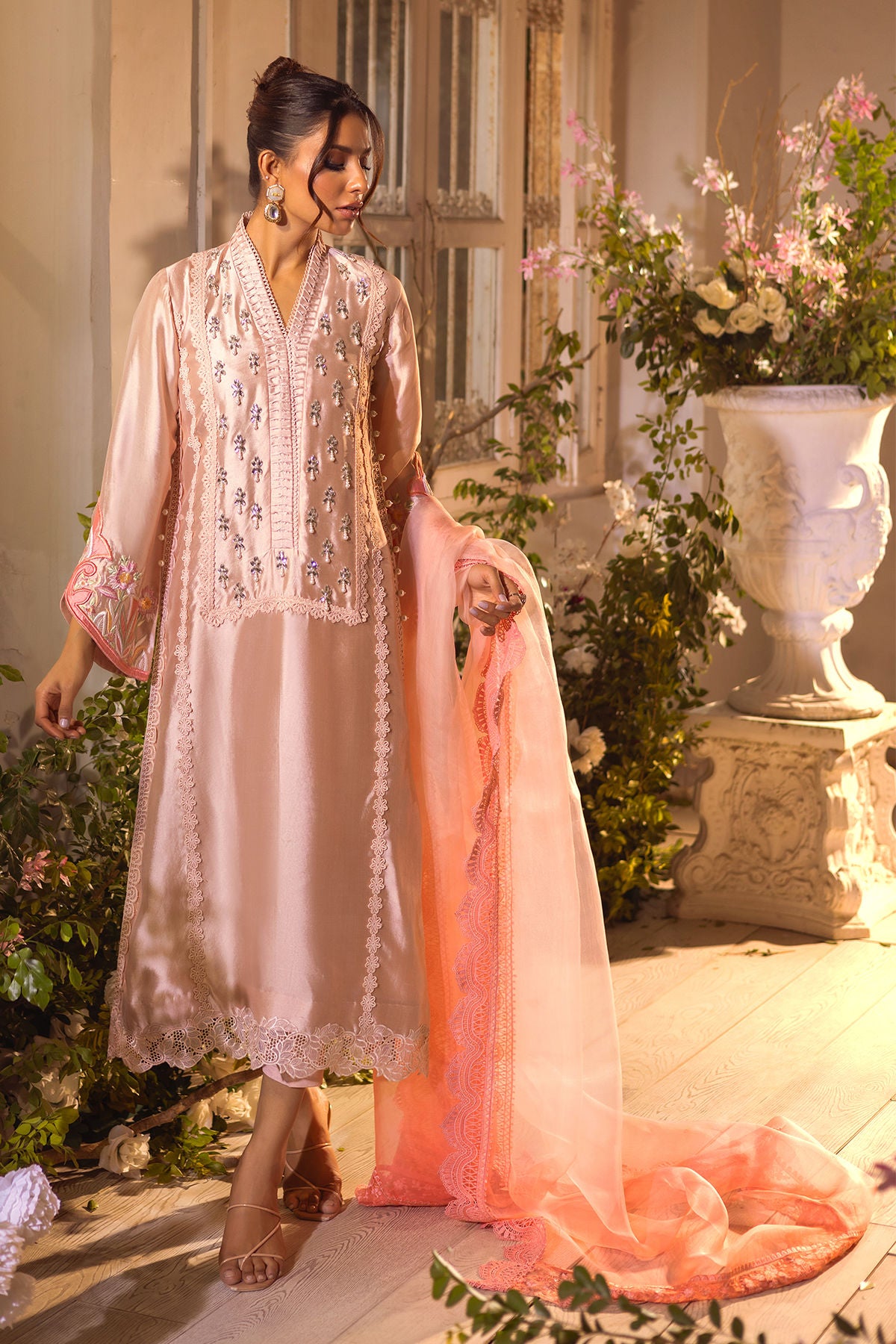 Mamia peach - shirt and pants