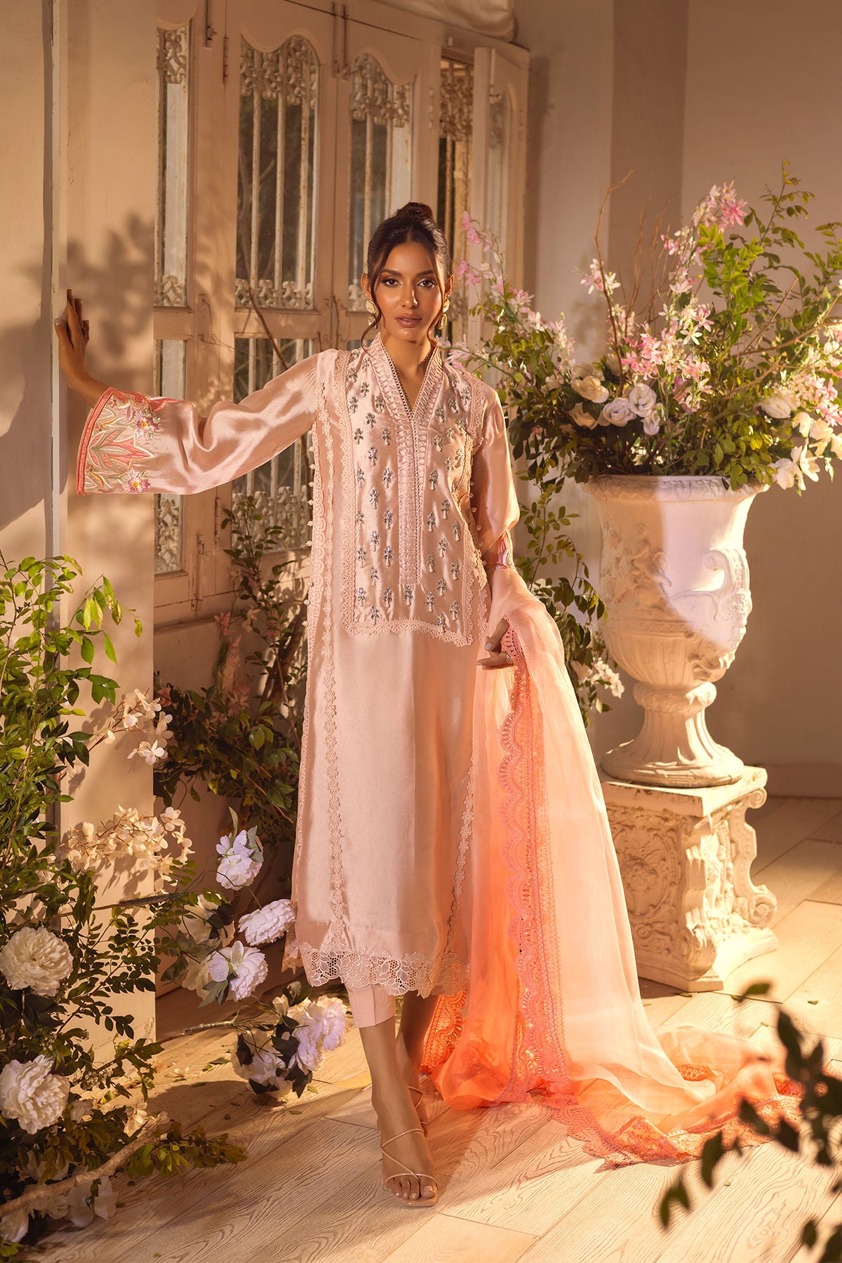 Mamia peach - shirt and pants