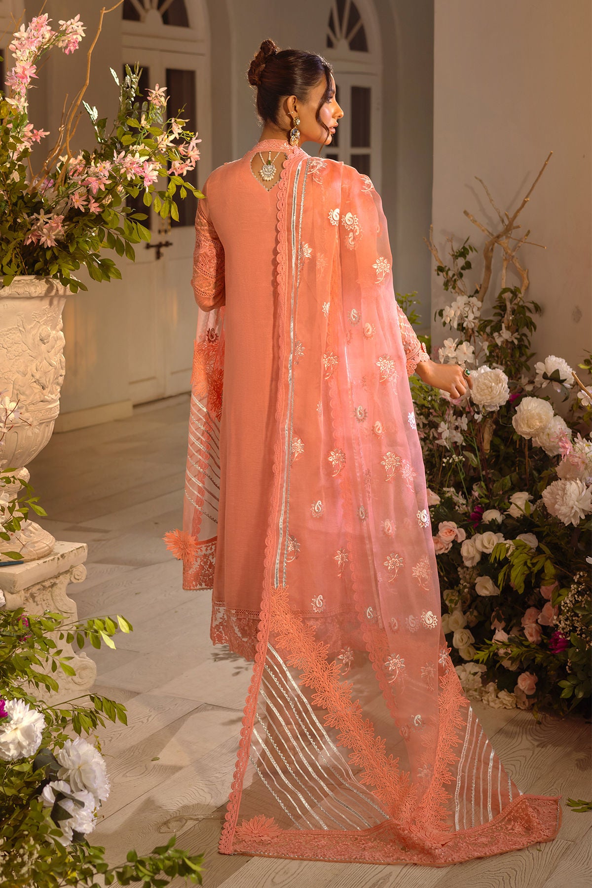 Zemira apricot - shirt and pants