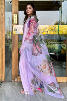 Lilac Bloom With Dupatta And Farshi Shalwar