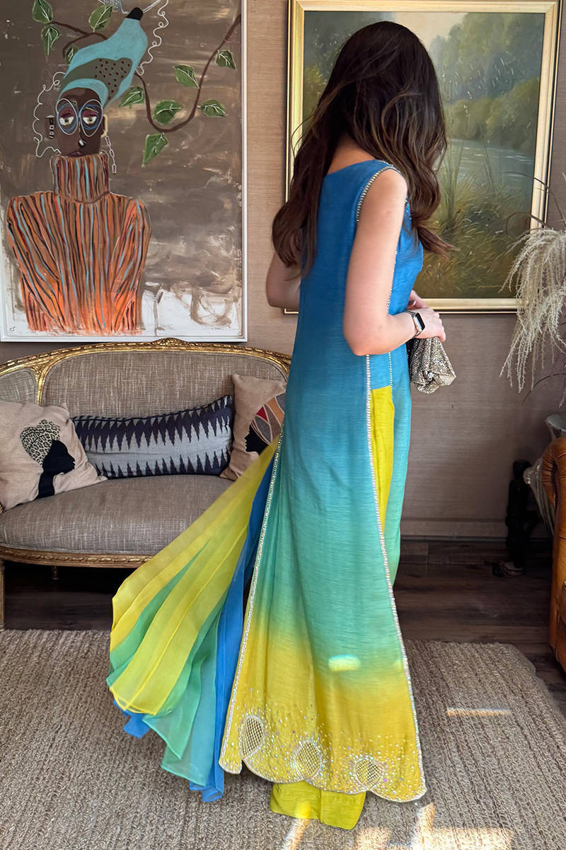 Farida Hasan – Neon Ombre Style