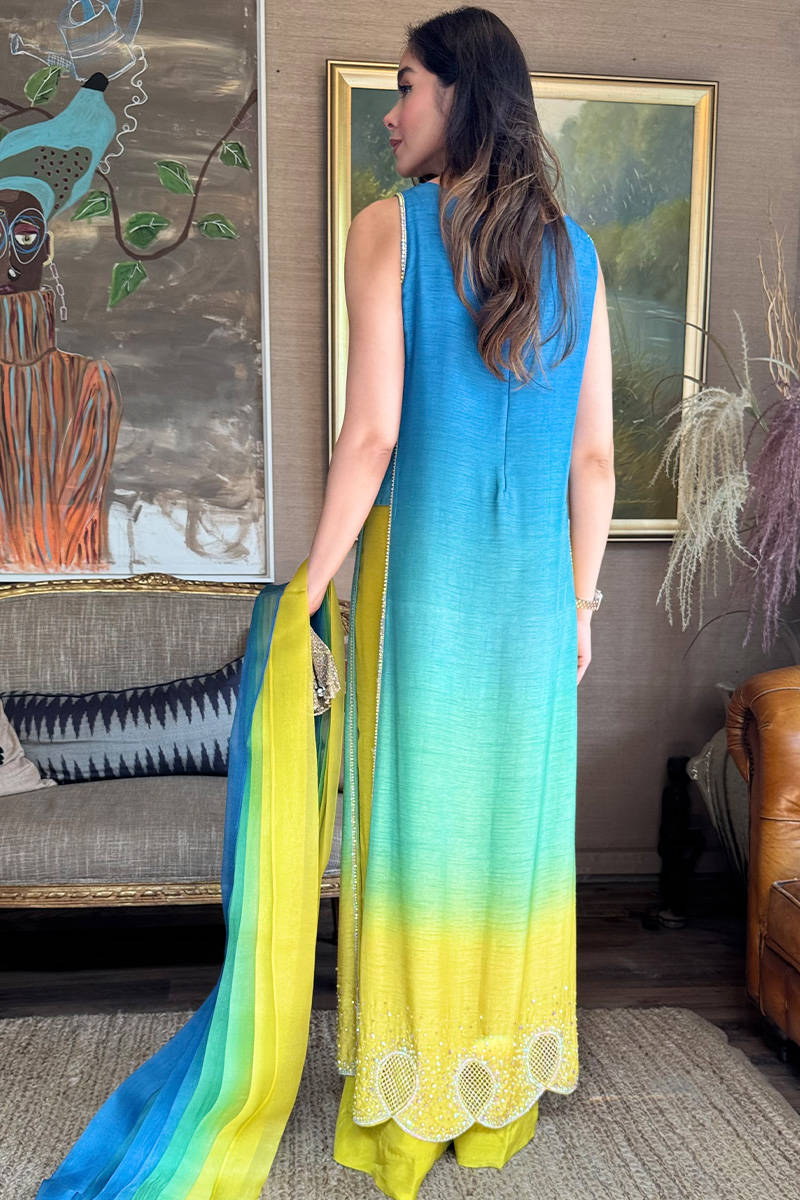 Farida Hasan – Neon Ombre Style