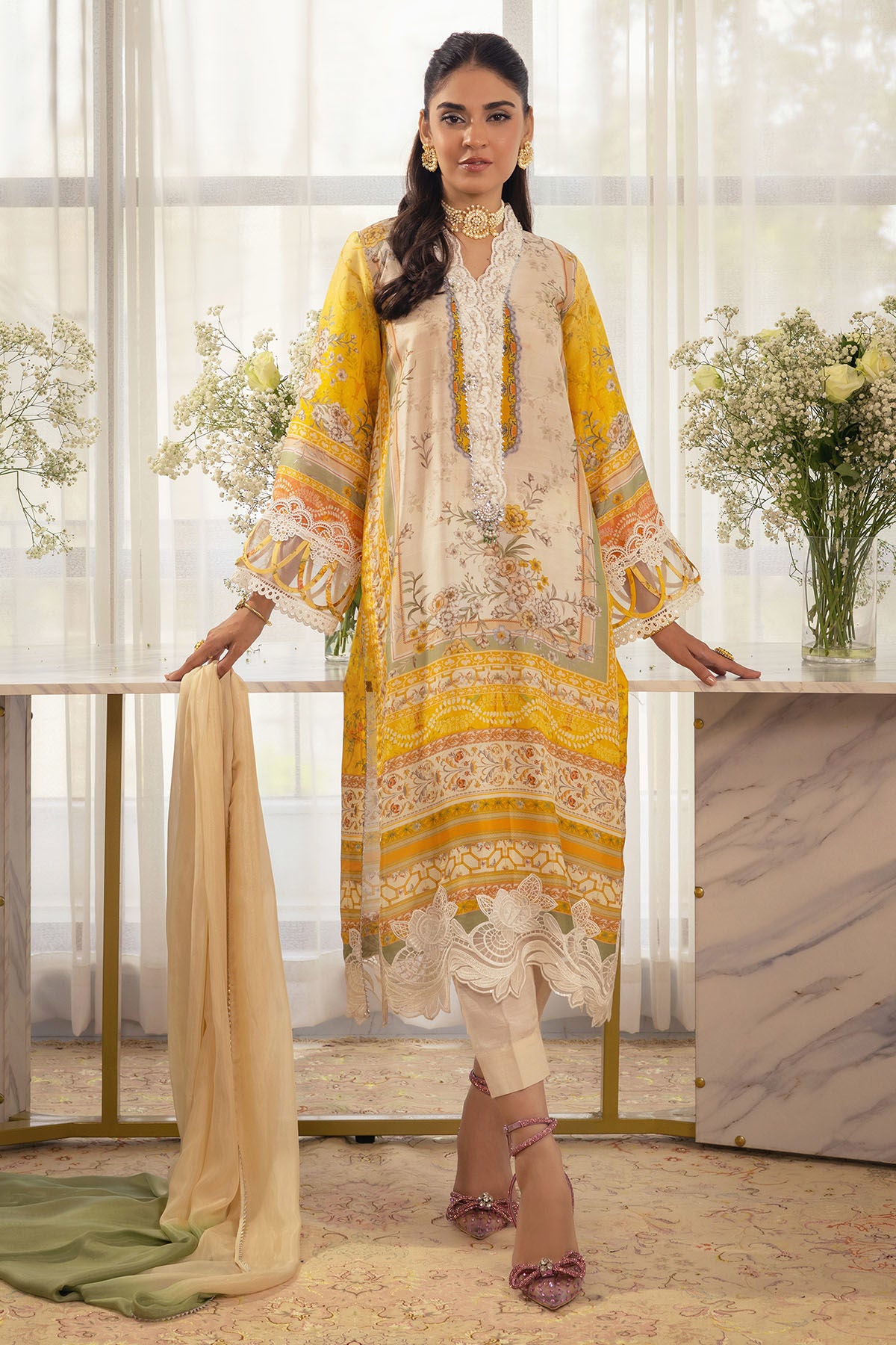 Esmeya - Shirt and Dupatta