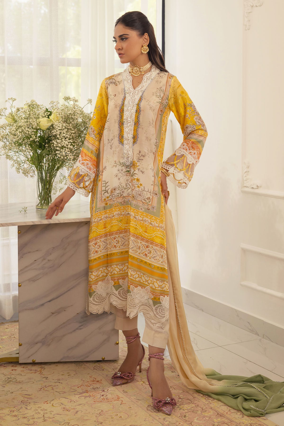 Esmeya - Shirt and Dupatta