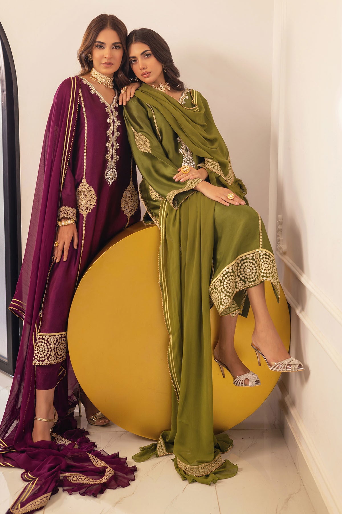Runela Mulberry - Shirt, Pants and Dupatta
