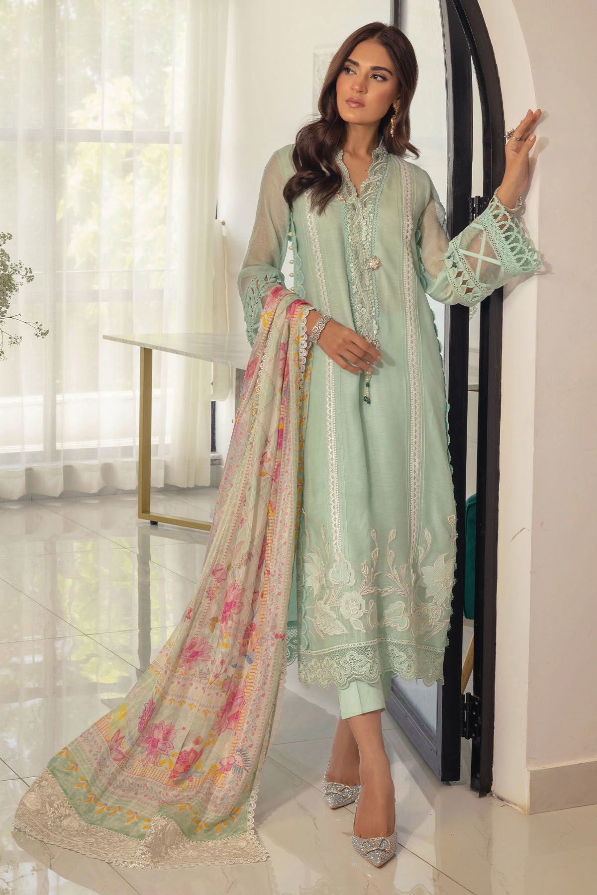 Zikasha - Shirt, Pants and Dupatta