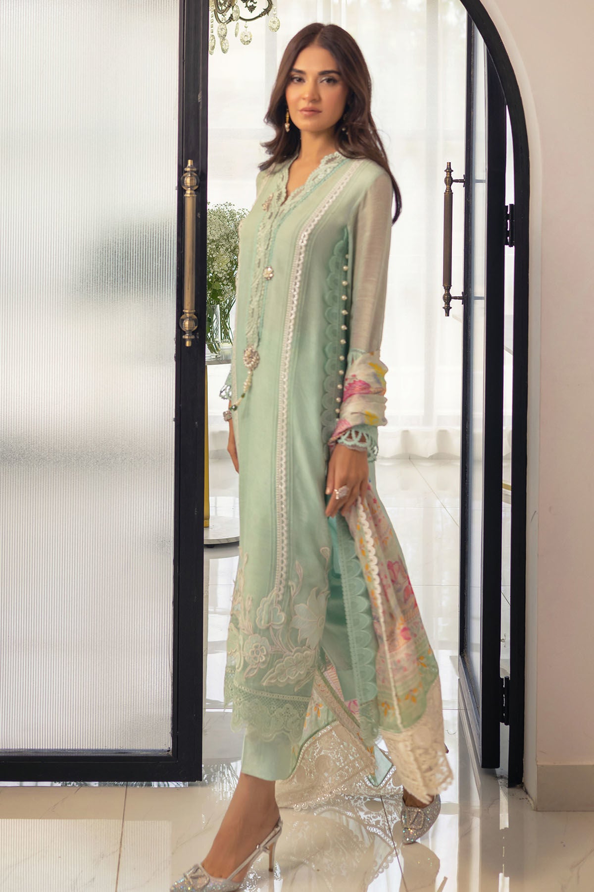 Zikasha - Shirt, Pants and Dupatta