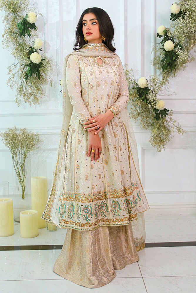 AJRN-17 EMBROIDERED LAWN SILK 3 PCS