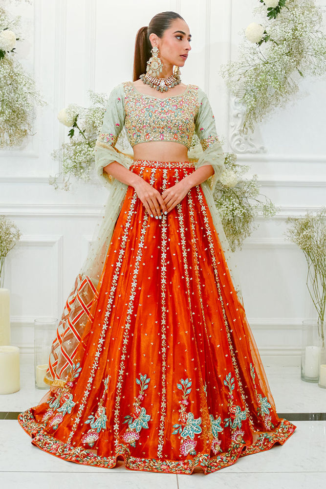 AJRN-24 EMBROIDERED CHIFFON 3 PCS