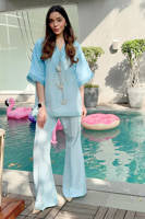 Blue Butterfly Coord Set