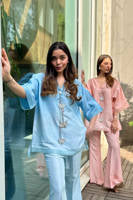 Blue Butterfly Coord Set
