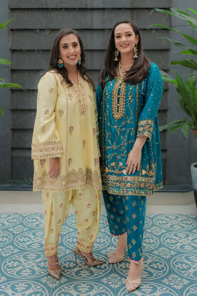 AJS-24 PRINTED LAWN 2 PCS