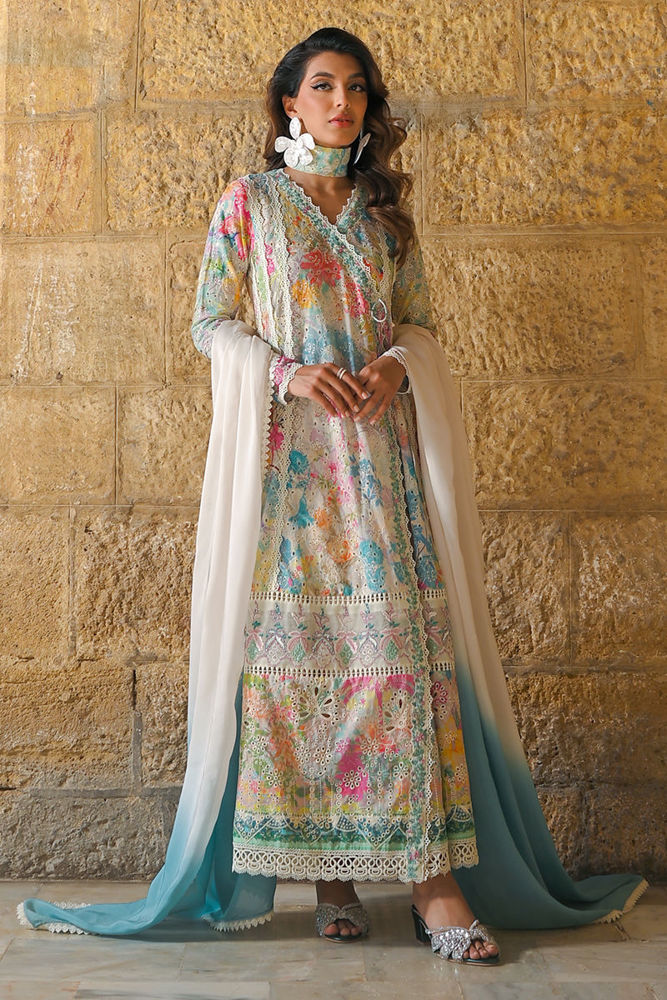 Isra with Fine Embroidery | Ansab Jahangir