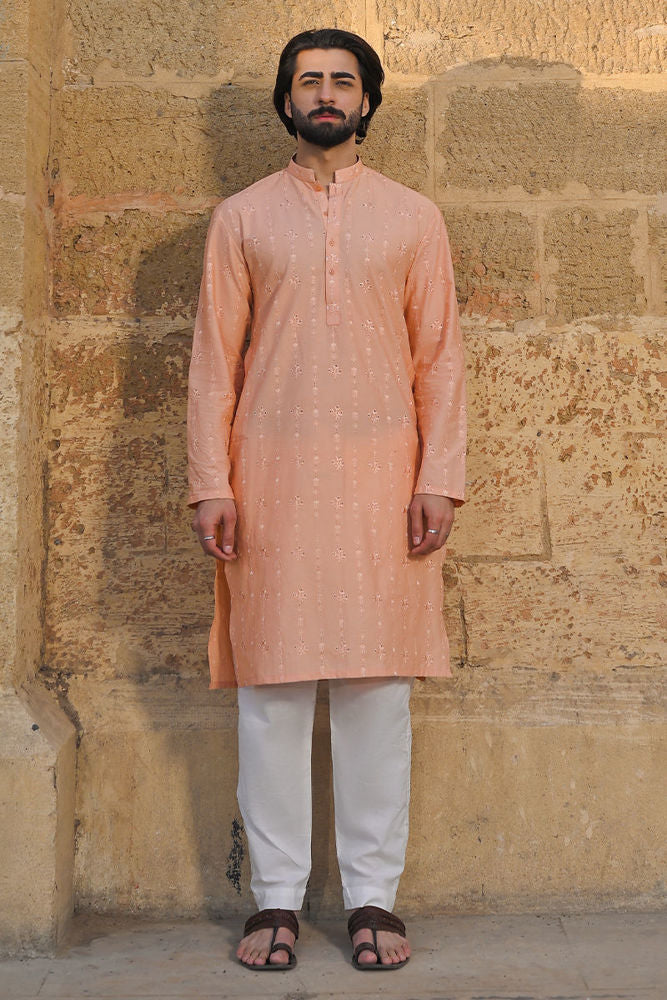 Zain with Fine Embroidery | Ansab Jahangir