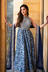 Blueberry Blush - Kalidar, Pants & Dupatta