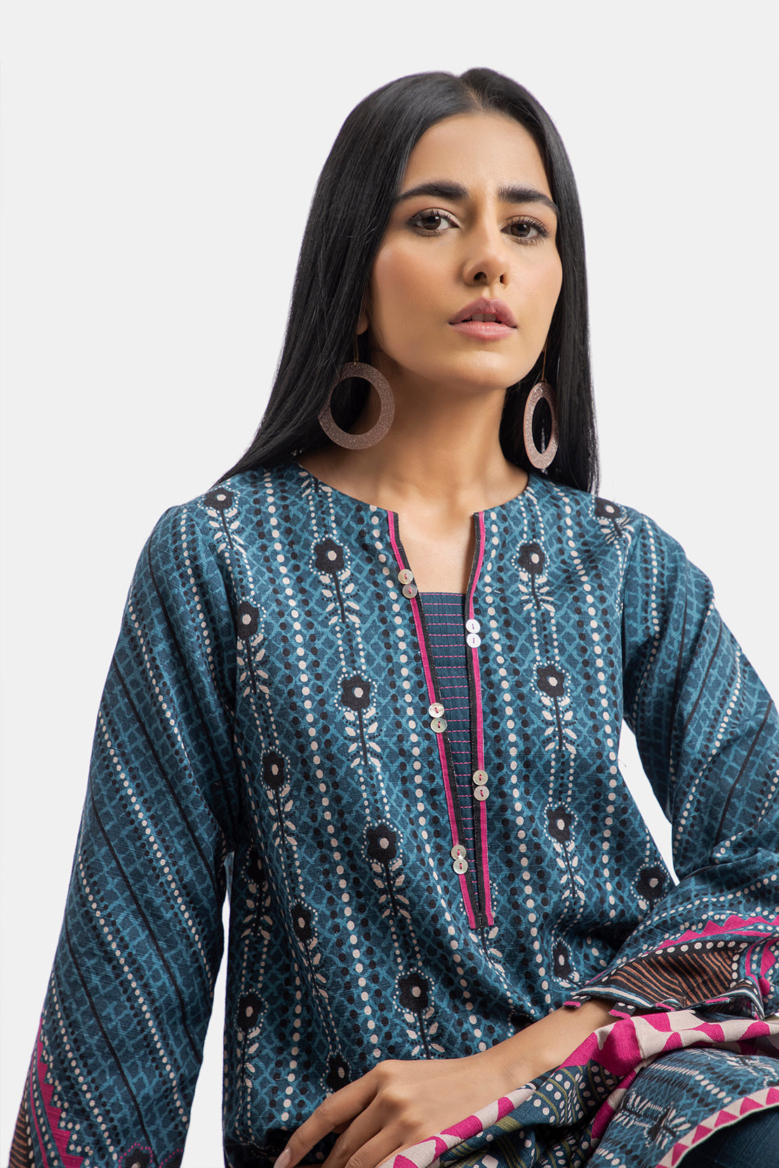 Printed Khaddar - 3 Piece