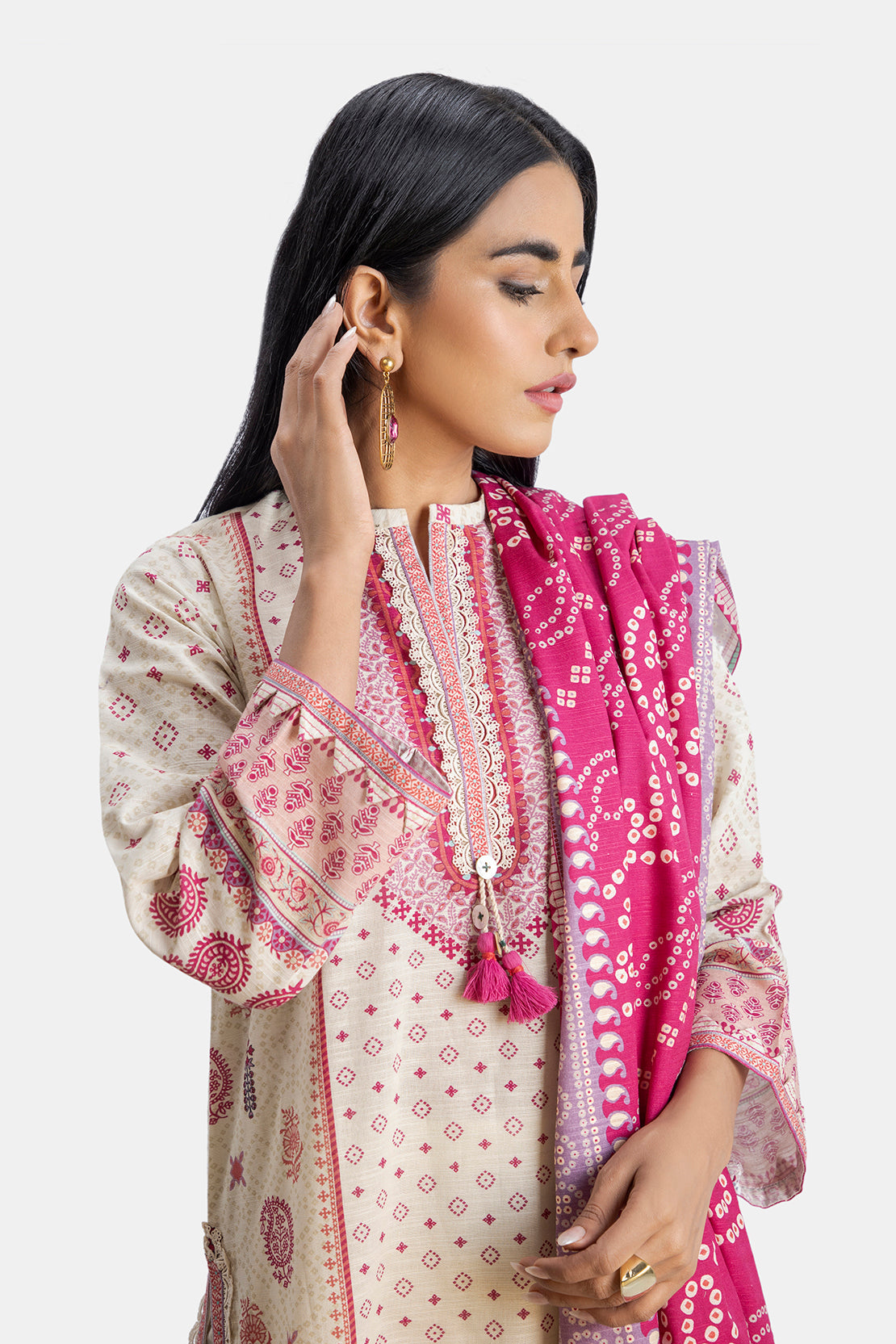 Printed Khaddar - 3 Piece